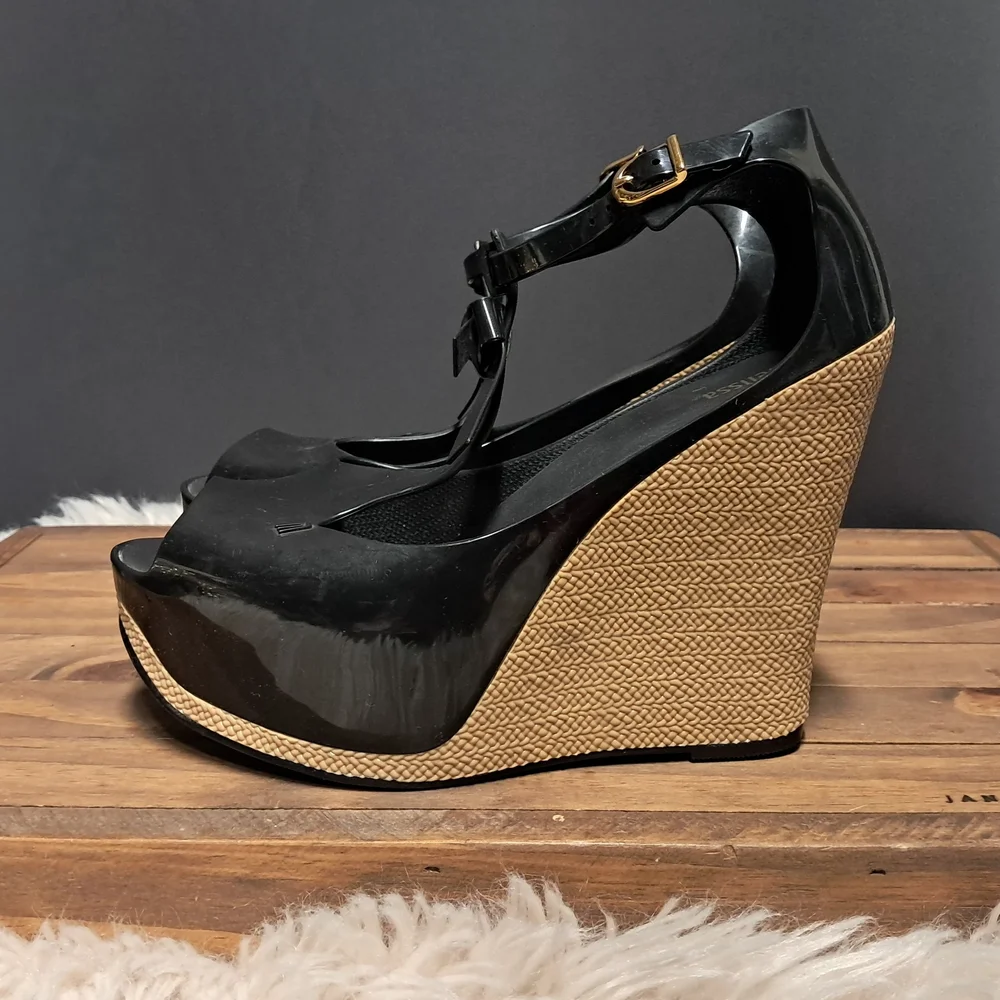 Melissa Peace VI Wedge Sandals Size 8 - Picture 3 of 9